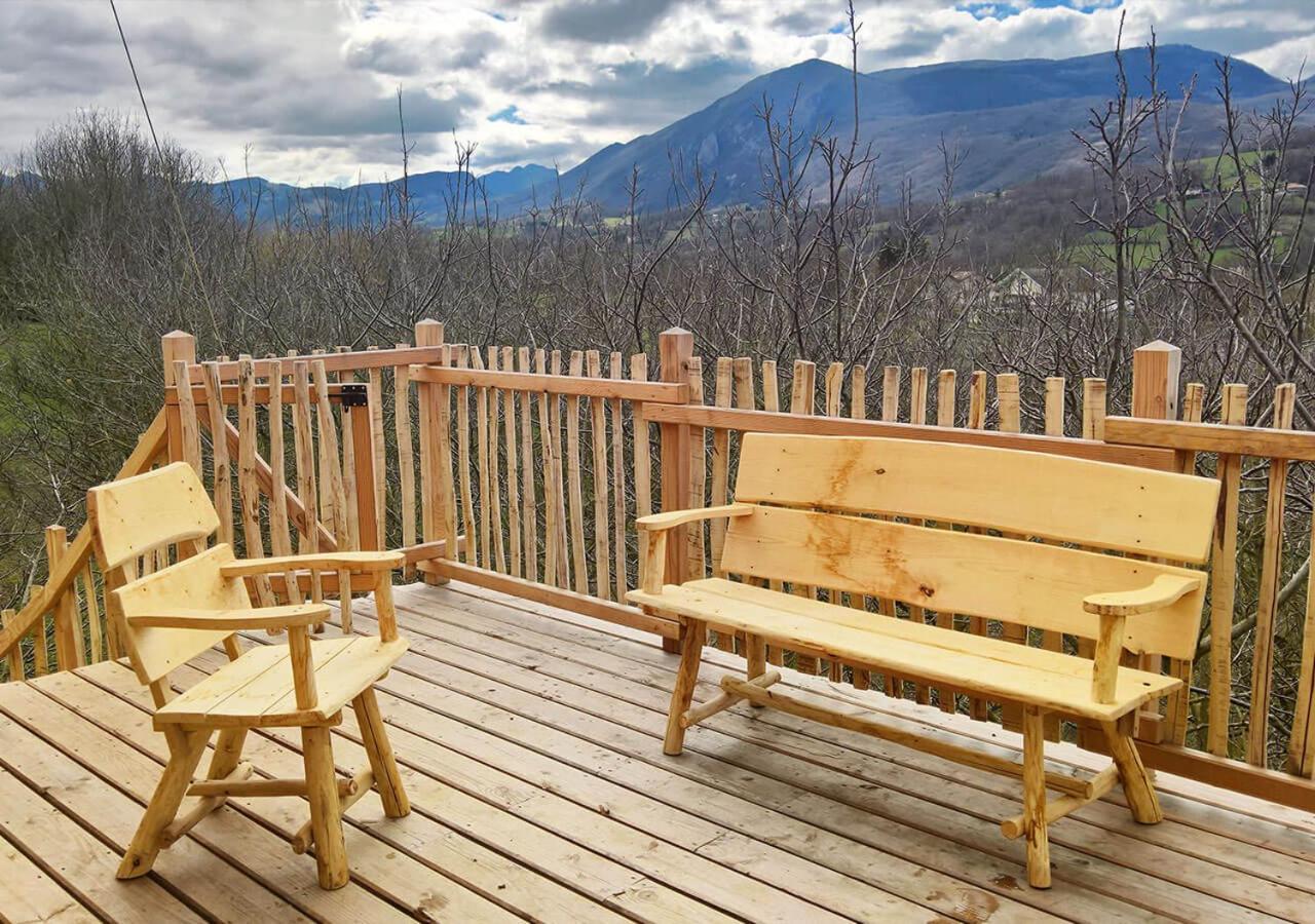 Roulottes Au Pied Du Vercors Saint-Jean-en-Royans Zewnętrze zdjęcie